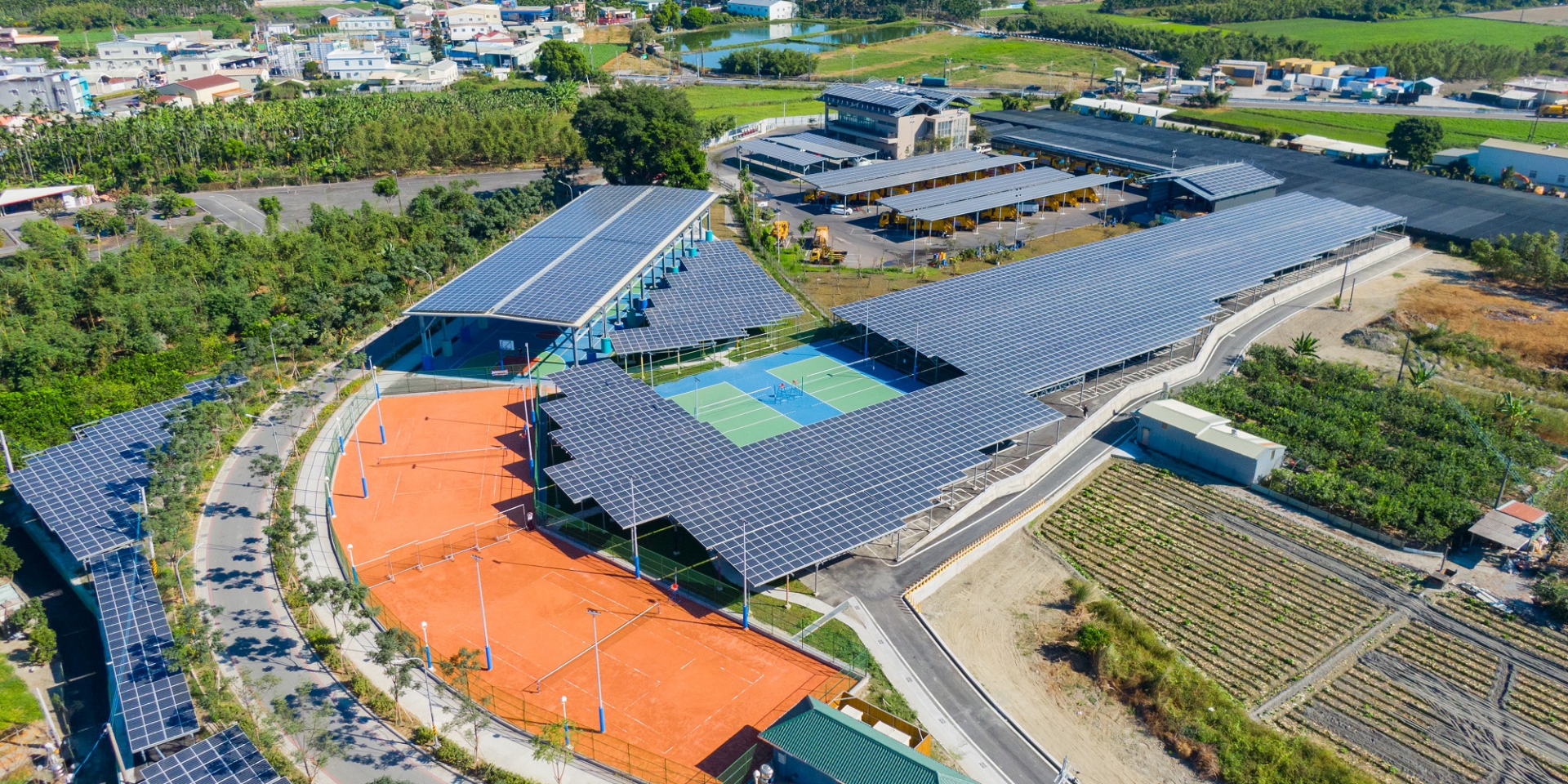 屏東市北興光電球場1.2MW