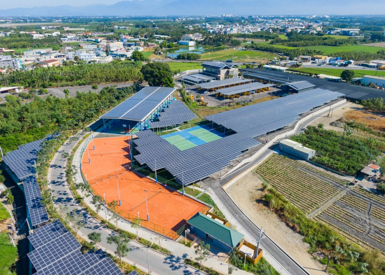 屏東市北興光電球場1.2MW